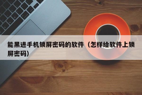 能黑进手机锁屏密码的软件（怎样给软件上锁屏密码）