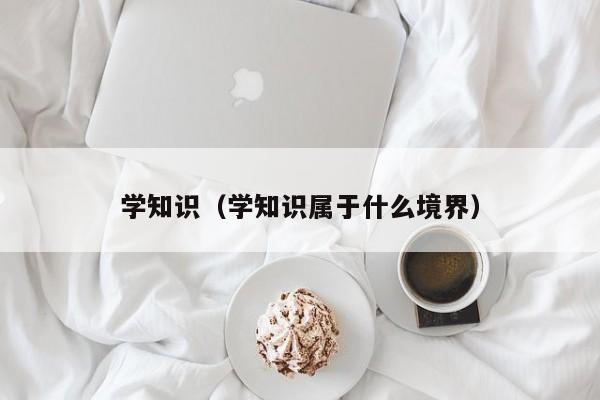 学知识（学知识属于什么境界）