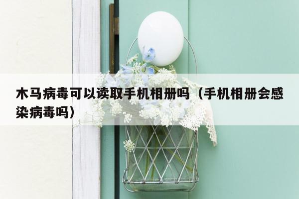 木马病毒可以读取手机相册吗（手机相册会感染病毒吗）