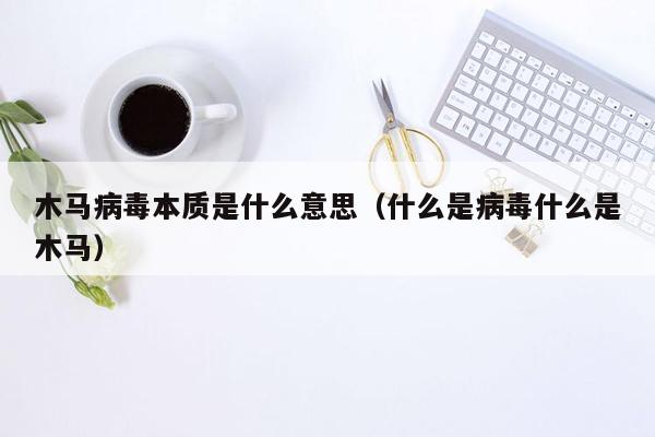 木马病毒本质是什么意思（什么是病毒什么是木马）