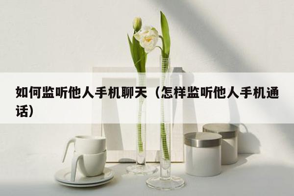 如何监听他人手机聊天（怎样监听他人手机通话）