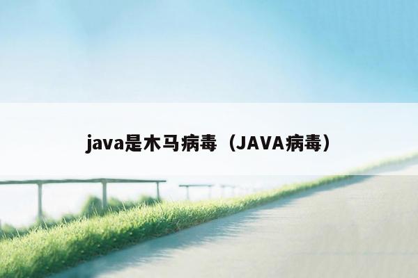 java是木马病毒（JAVA病毒）