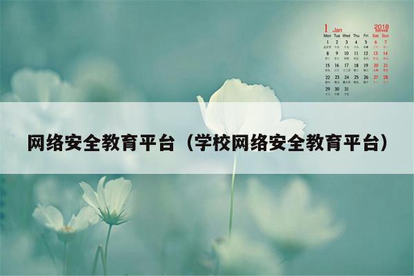 网络安全教育平台（学校网络安全教育平台）