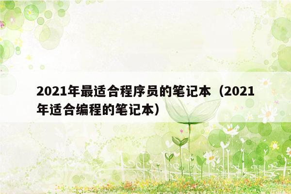 2021年最适合程序员的笔记本（2021年适合编程的笔记本）