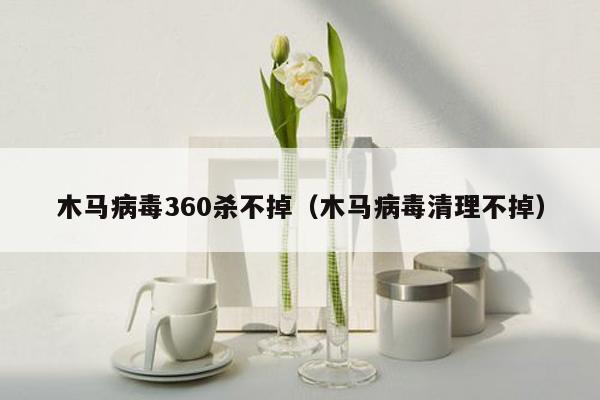 木马病毒360杀不掉（木马病毒清理不掉）