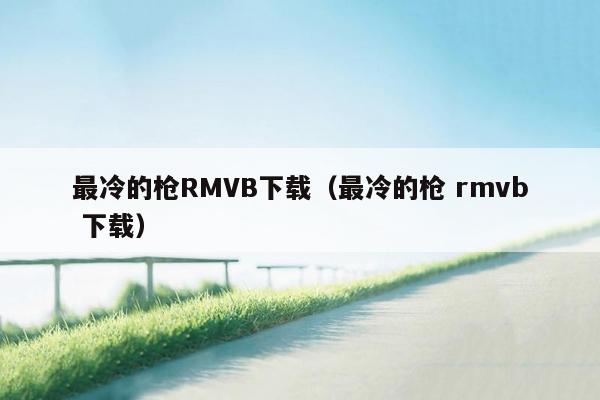 最冷的枪RMVB下载（最冷的枪 rmvb 下载）