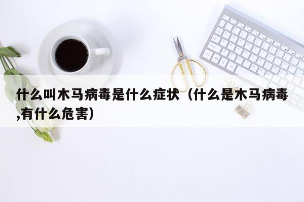 什么叫木马病毒是什么症状（什么是木马病毒,有什么危害）