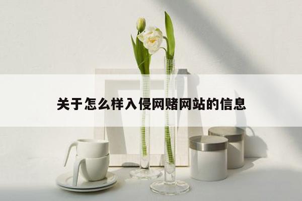 关于怎么样入侵网赌网站的信息