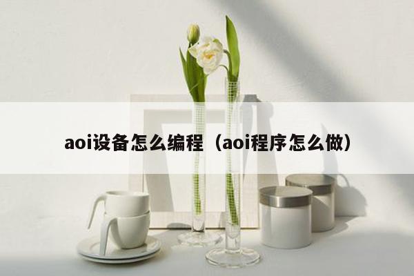 aoi设备怎么编程（aoi程序怎么做）